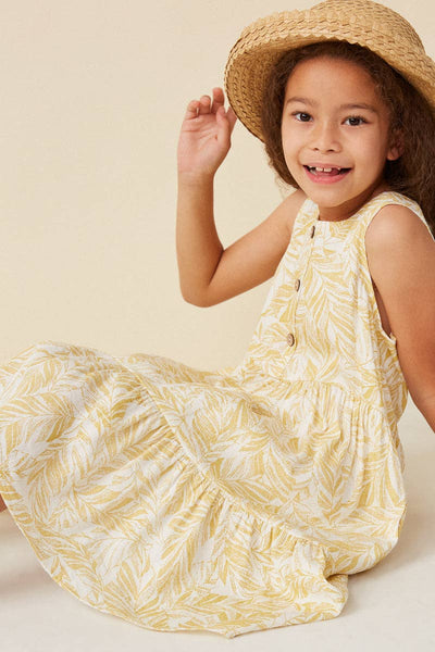 Girls Botanical Tank Dress