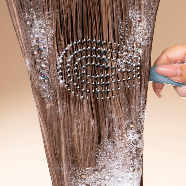 Mini Detangling Flexi Brush | Haze Blue