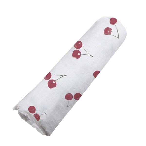 Bamboo Swaddle | Sweetheart Cherry