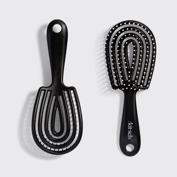 Mini Black Detangling Flexi Brush | Black