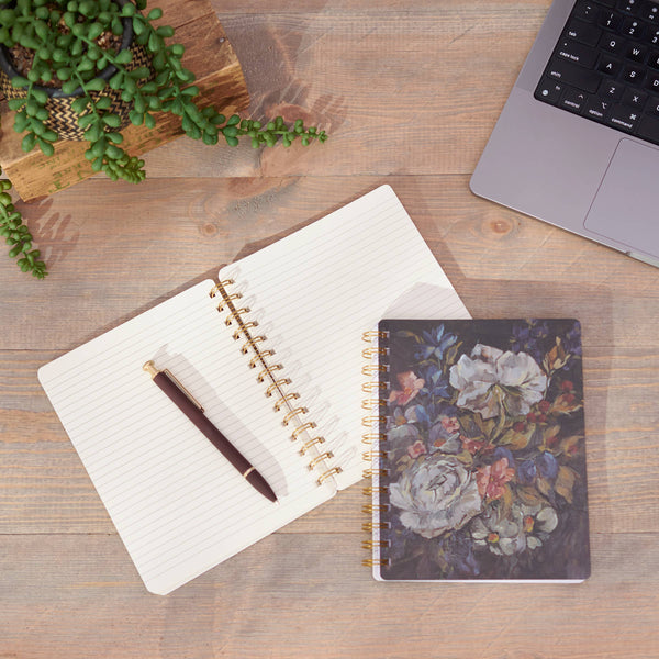 Moody Floral Spiral Notebook