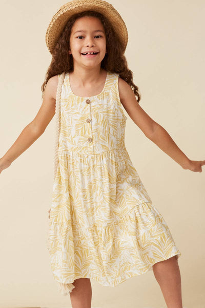 Girls Botanical Tank Dress