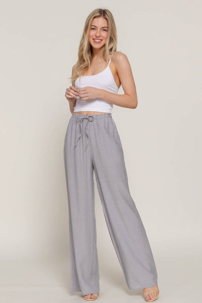 Lani Grey Flowy Pants