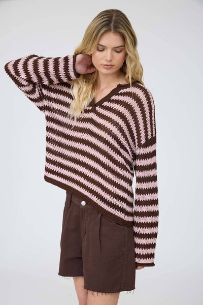 The Coastal Stripe Knit Sweater