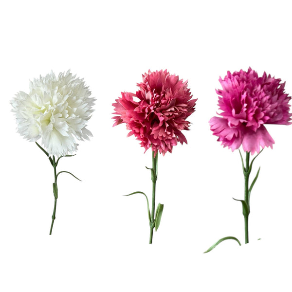 Real Touch Needle Petal Modern Look Carnation | 19.5"