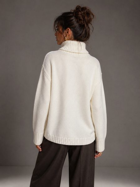 Ivory Skies Oversized Sweater