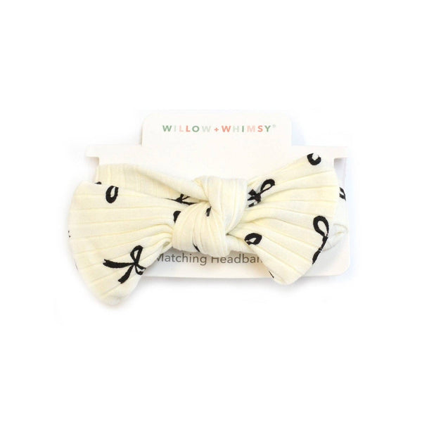 Bows Coverall & Headband Set
