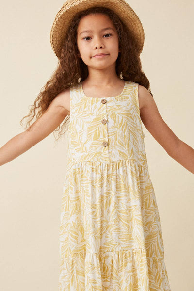 Girls Botanical Tank Dress