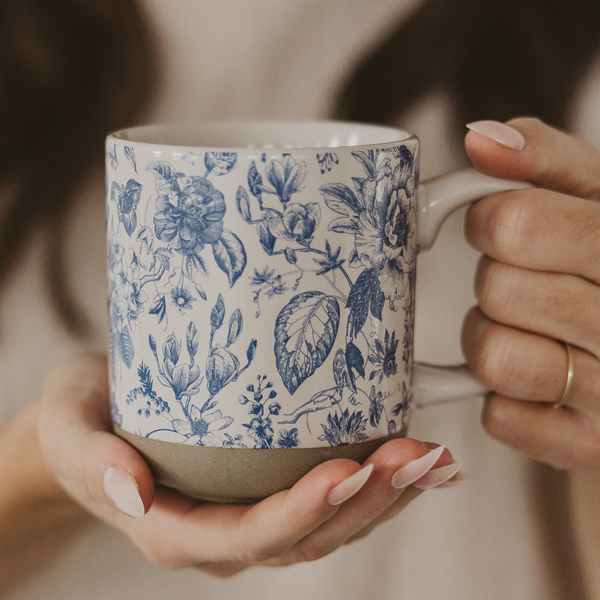 Blue Delft | Stoneware Coffee Mug
