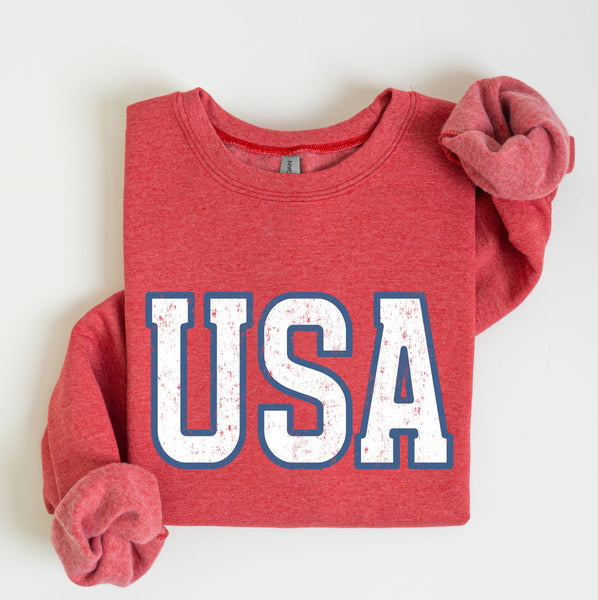 USA Vintage Patriotic Sweatshirt