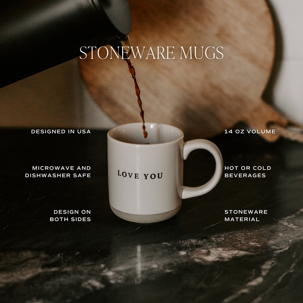 Blue Floral | Stoneware Coffee Mug