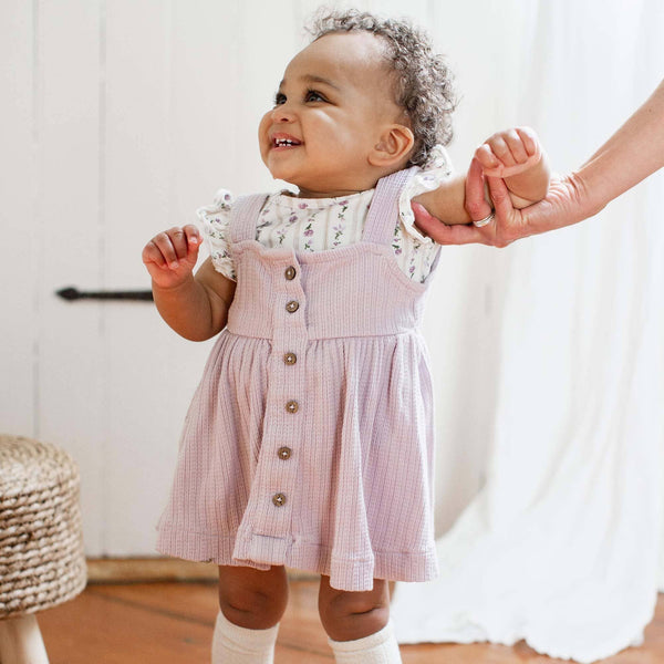 Farmhouse Floral Infant Tee & Dress Set