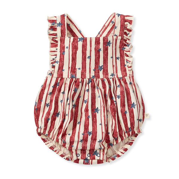 Little Stars & Stripes Bubble Romper
