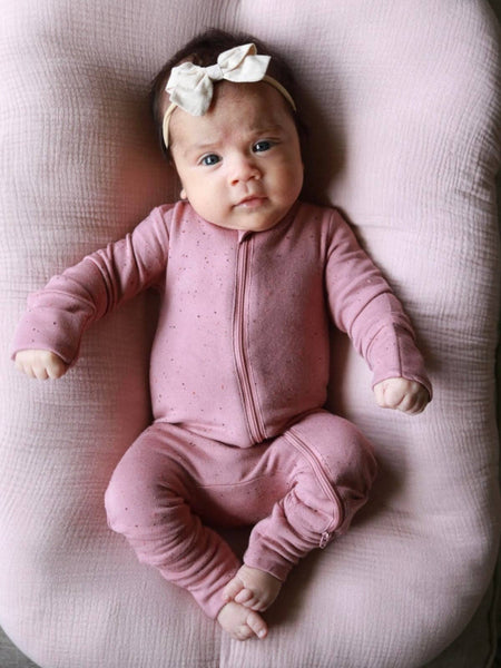 Mauve Speckle | Romper
