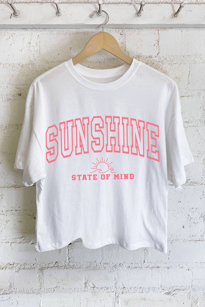 Sunshine State of Mind Long Crop Tee