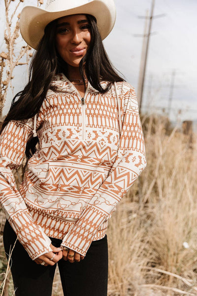 Ampersand Avenue Bronco Babe | Half-Zip