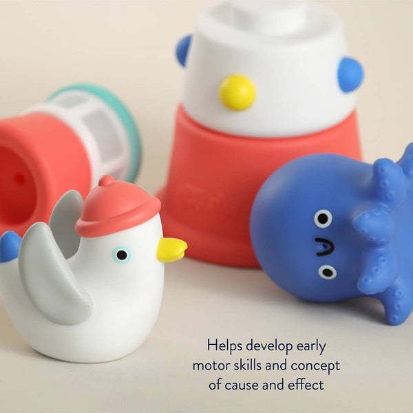Stack & Squirt Bath + Water Toy