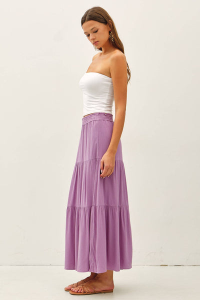 Lilly Lilac Maxi Skirt