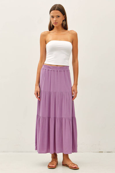 Lilly Lilac Maxi Skirt