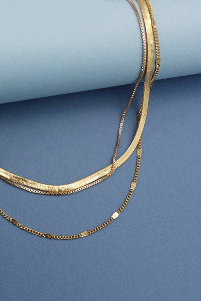 Classic Gold Layering Necklace