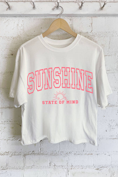Sunshine State of Mind Long Crop Tee