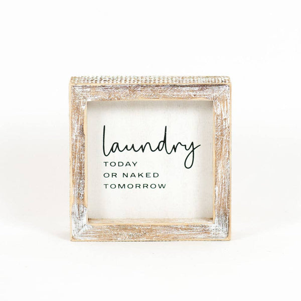 Box Sign | Laundry