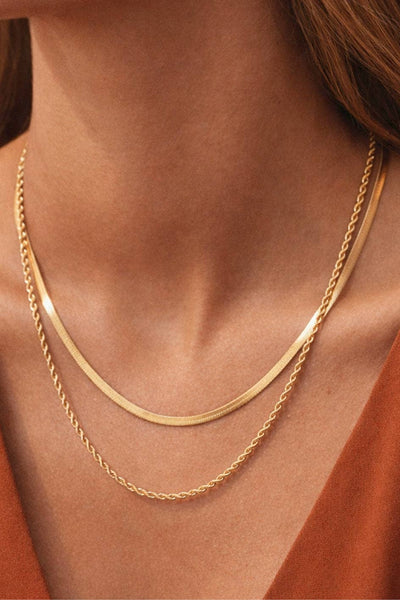 Golden Layers Chain Necklace
