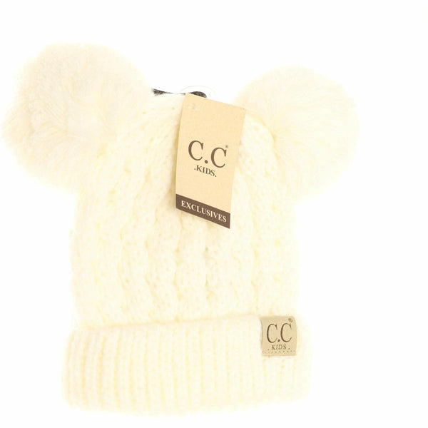 Kids C.C  | Double Pom Beanies