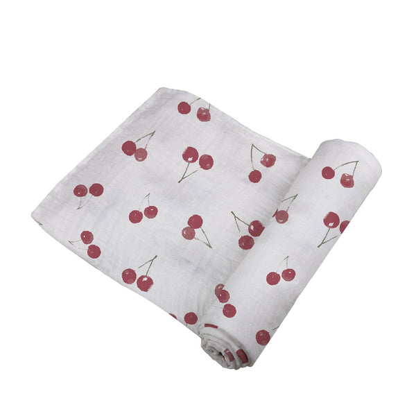Bamboo Swaddle | Sweetheart Cherry