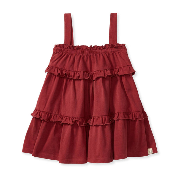 Classic Red Organic Cotton Dress