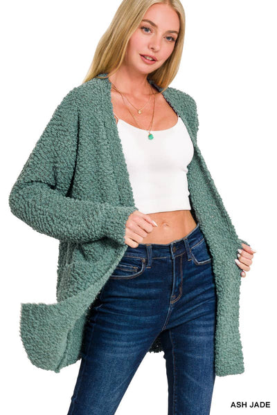 Popcorn Cardigan | Ash Grey