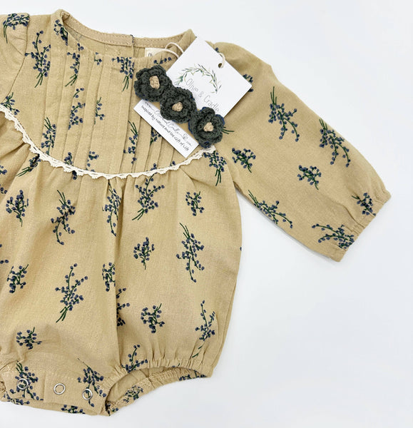 Mabel Long Sleeve Bubble Romper |