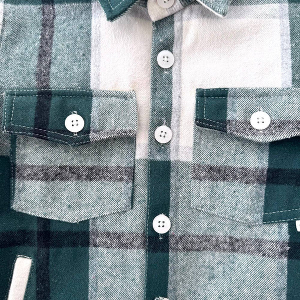 Toby Flannel Shacket | Green