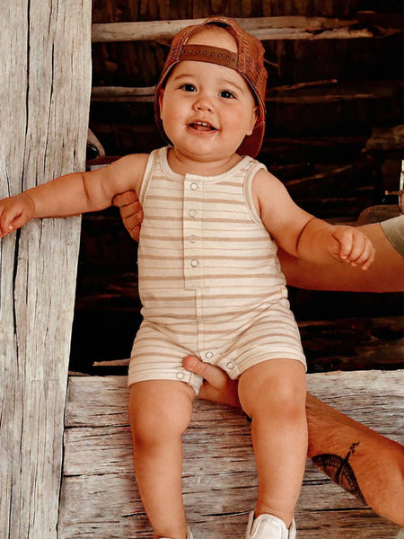 Biscuit Mixed Stripe |Organic Shortie