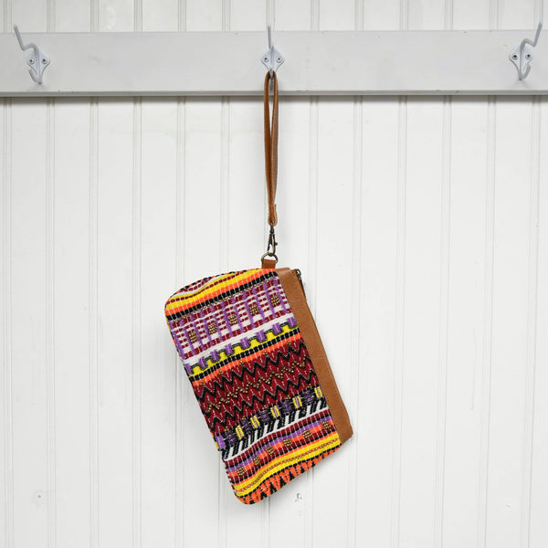 Festival Stripes Wristlet Wallet