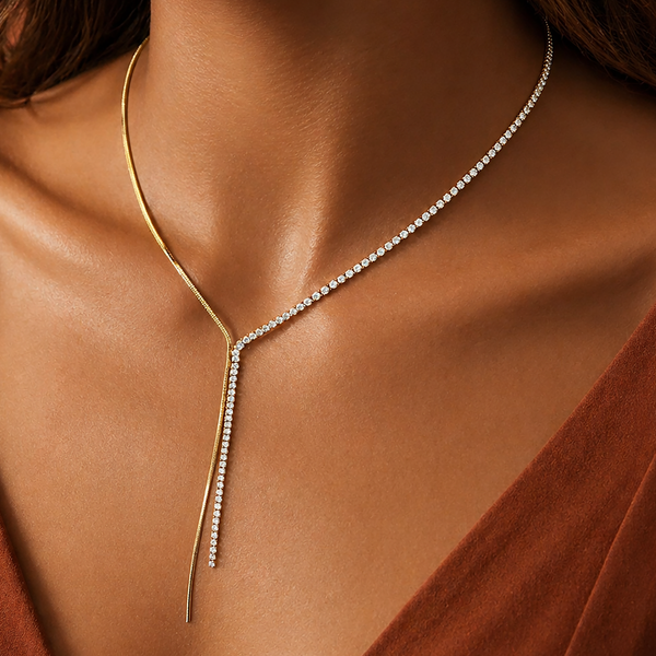 Dainty Lariat Necklace