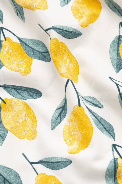 Watercolor Lemons Twirl Dress
