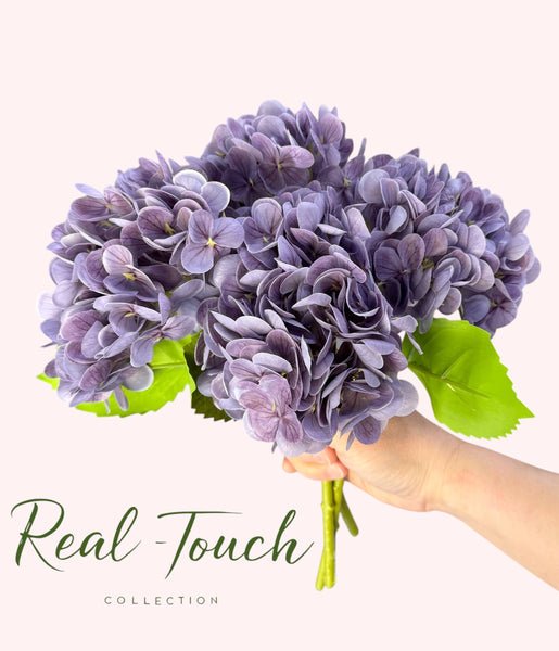 Real Touch lifelike Hydrangea | 6”bloom 12.5"