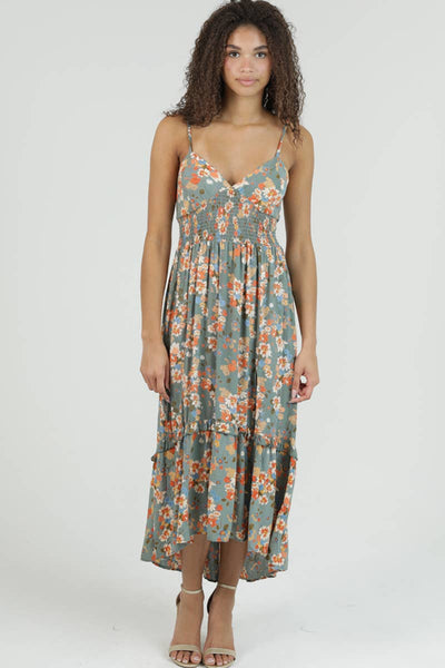 The Meadow Lace-Up Maxi Dress