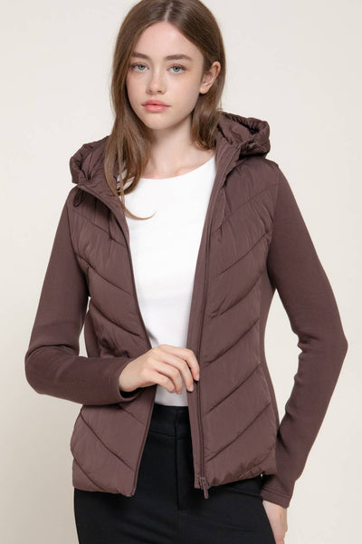 Everyday Quilted Puffer Jacket | Mocha