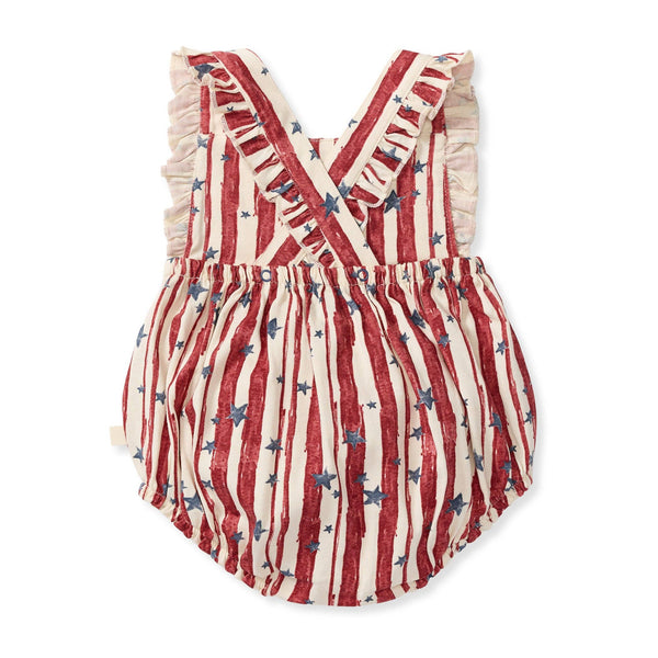 Little Stars & Stripes Bubble Romper