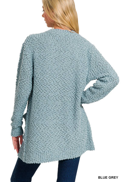 Popcorn Cardigan | Ash Grey