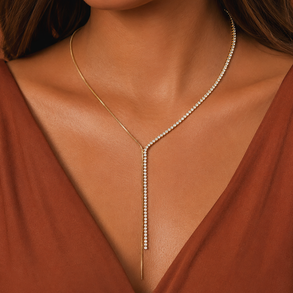Dainty Lariat Necklace