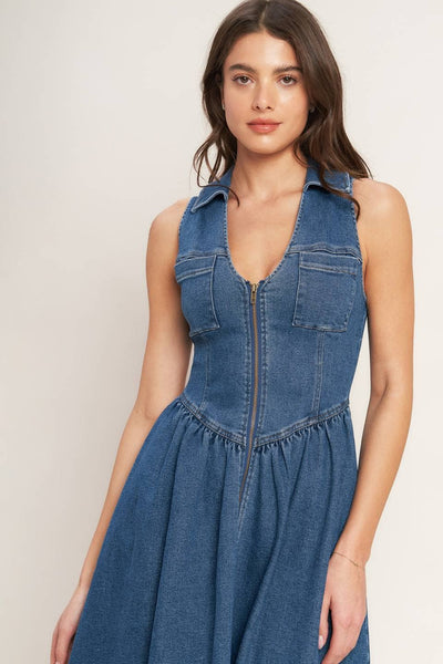 Dee Denim Midi Dress