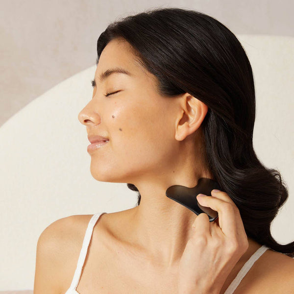 Gua Sha Stainless Steel | Matte Black