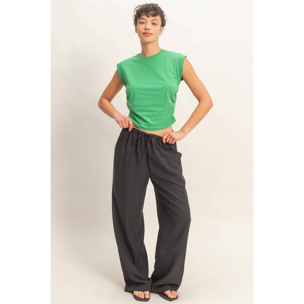 Linny Linen Straight Leg Pants