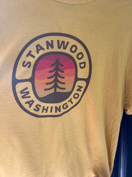 Stanwood Sunshine Tree Tee | Fall Mustard