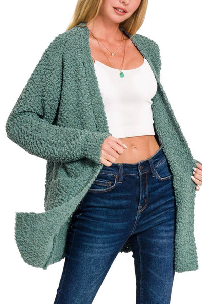 Popcorn Cardigan | Ash Grey