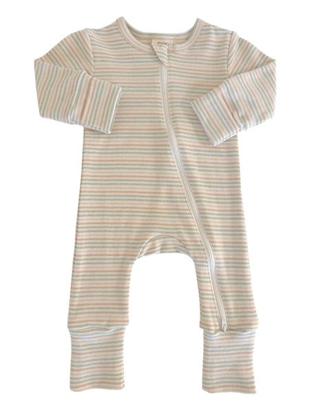 Multi Stripe |Organic Romper