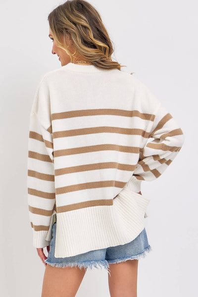 Teller Taupe Slouchy Sweater